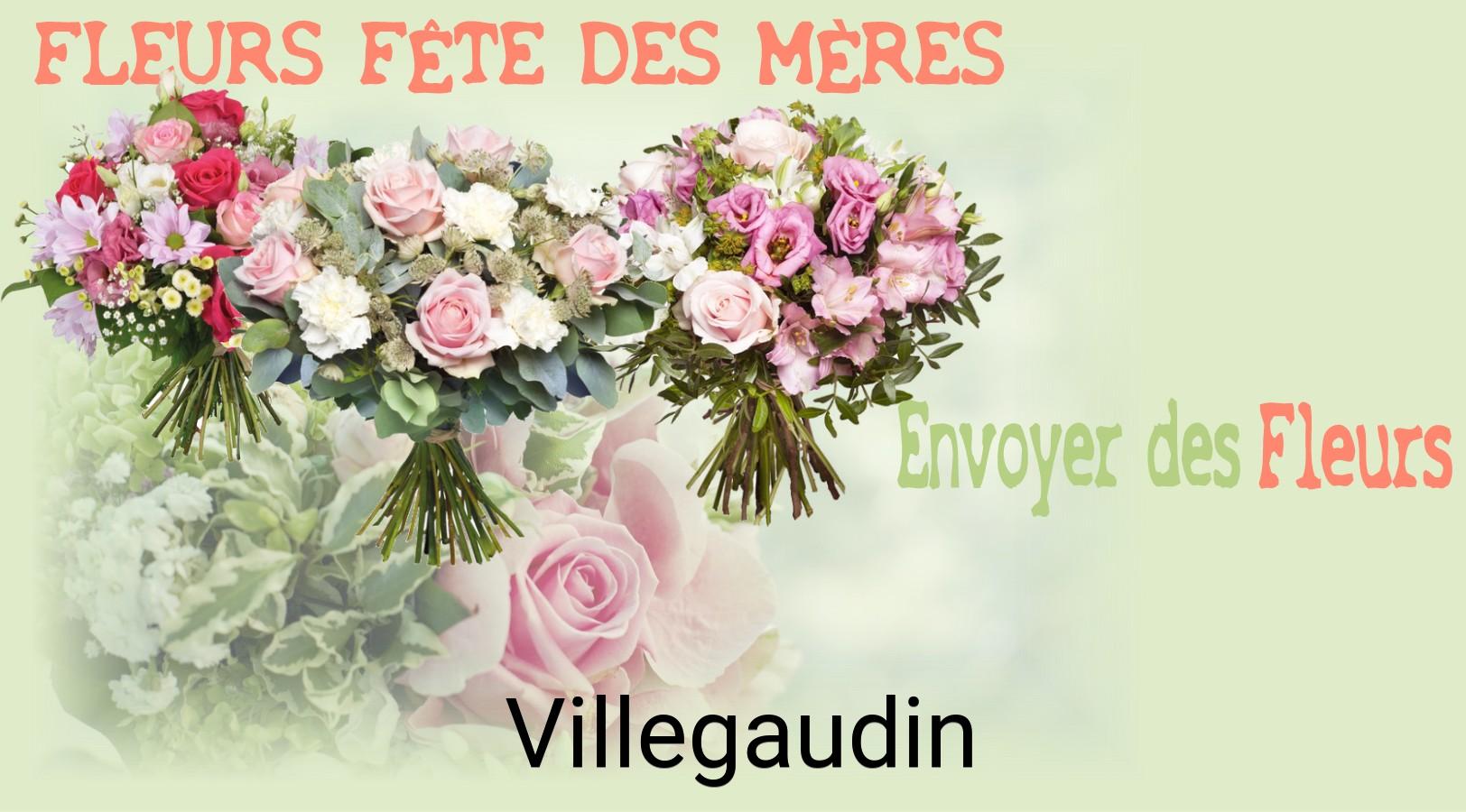 Bouquet de Fête des Mères livré à Villegaudin